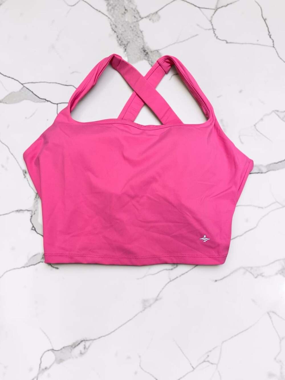 NWOT Halara SoftlyZero Crisscross Backless Padded Workout Tank Top